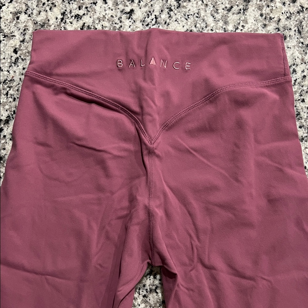 High-Rise Bike Shorts in Mauve